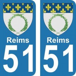 Blason Reims - Stickers...