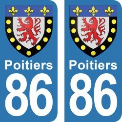 Blason Poitiers - Stickers...