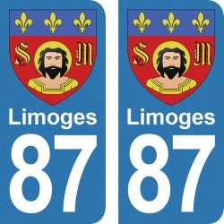 Blason Limoges - Stickers...