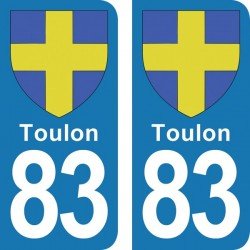 Blason Toulon - Stickers...