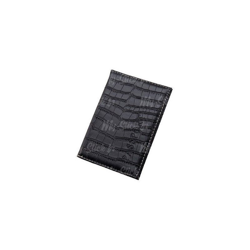 Etui Porte-papiers finition croco pour Carte grise, Permis de conduire, Passeport