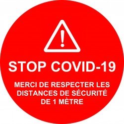 Stickers STOP COVID-19 au...