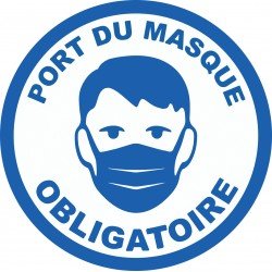 Stickers Port du masque...