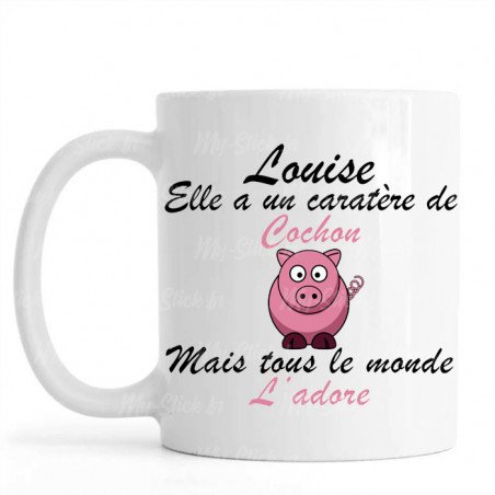 Mug personnalis avec pr nom recto verso