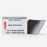 Lot de magnets publicitaires personnalisés avec logo et texte