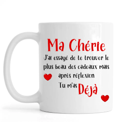 Mug Saint-valentin Ma chérie