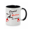 Mug personnalisé avec prénom recto-verso "meilleur ami du monde"