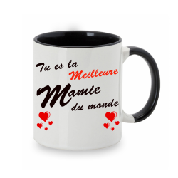 Mug ou tasse "Tu es la Meilleure Mamie du Monde" impression Recto/Verso