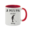 Mug personnalisé Je peux pas j'ai Golf avec prénom