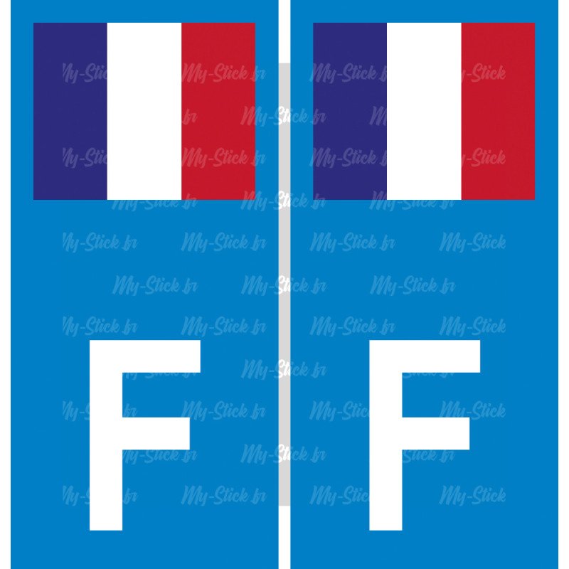 Logo F (Eurobande/France) drapeau Français