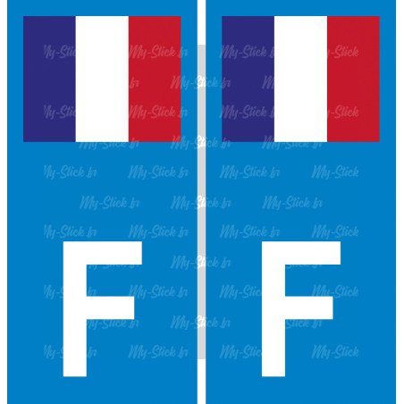 Logo F (Eurobande/France) drapeau Français