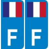 Logo F (Eurobande/France) drapeau Français