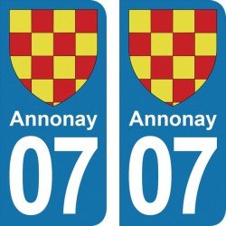 Blason Annonay - Stickers...