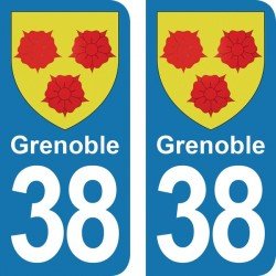 Blason Grenoble - Stickers...