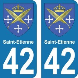 Blason Saint-Etienne -...