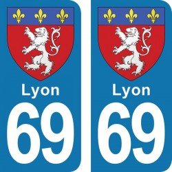 Blason Lyon - Stickers...